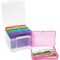 7 Pieces 4 x 6 Inch Photo Storage Box with 6 Inner Cases, Plastic Box for Stickers, Crafts, Seeds, Art Supplies, Craft Organizers and Storage for Home, School, Classroom